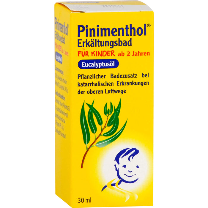 Pinimenthol Erkältungsbad für Kinder ab 2 Jahren, 30 ml Bath additive