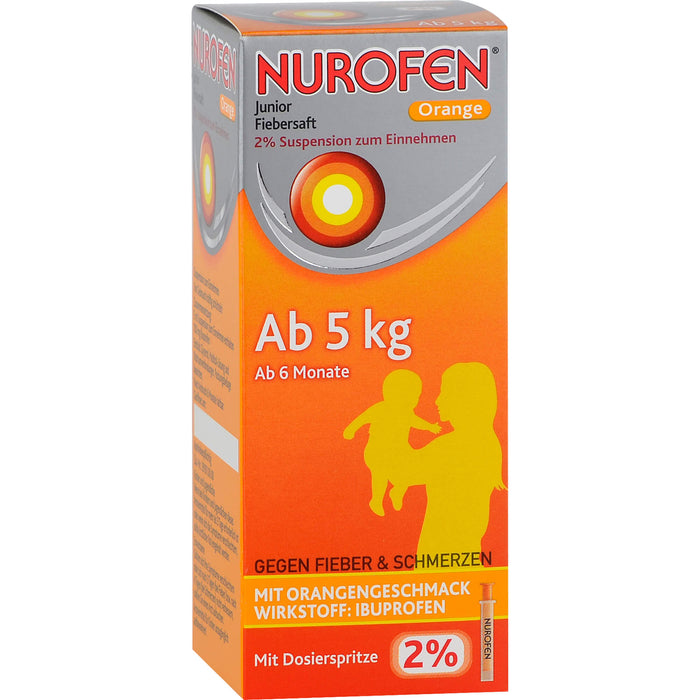 Nurofen Junior Fieb 2%oran, 100 ml SUE