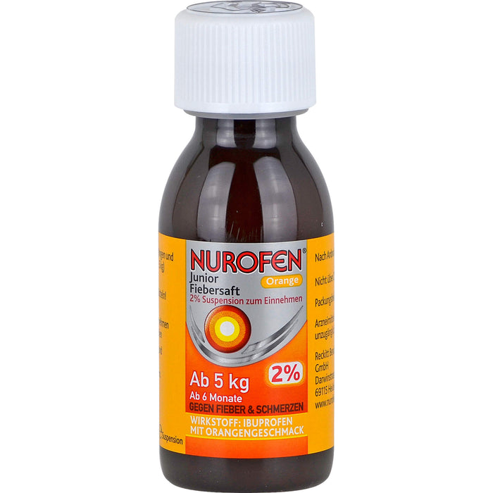 Nurofen Junior Fieb 2%oran, 100 ml SUE