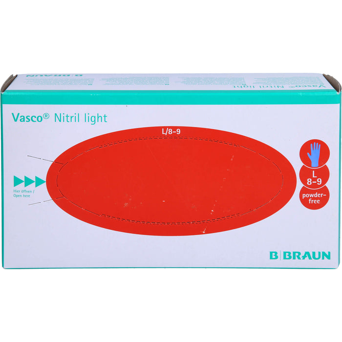 Vasco Nitril light blue Untersuchungs-Handschuhe, 100 St. Handschuhe