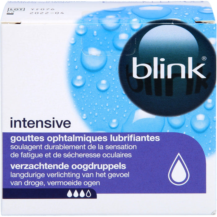 blink intensive beruhigende Augentropfen, 20 pcs. Single-dose pipettes