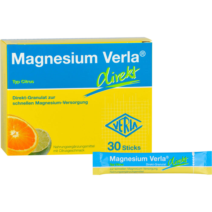 Magnesium Verla direkt Typ Citrus Sticks, 30 St. Beutel