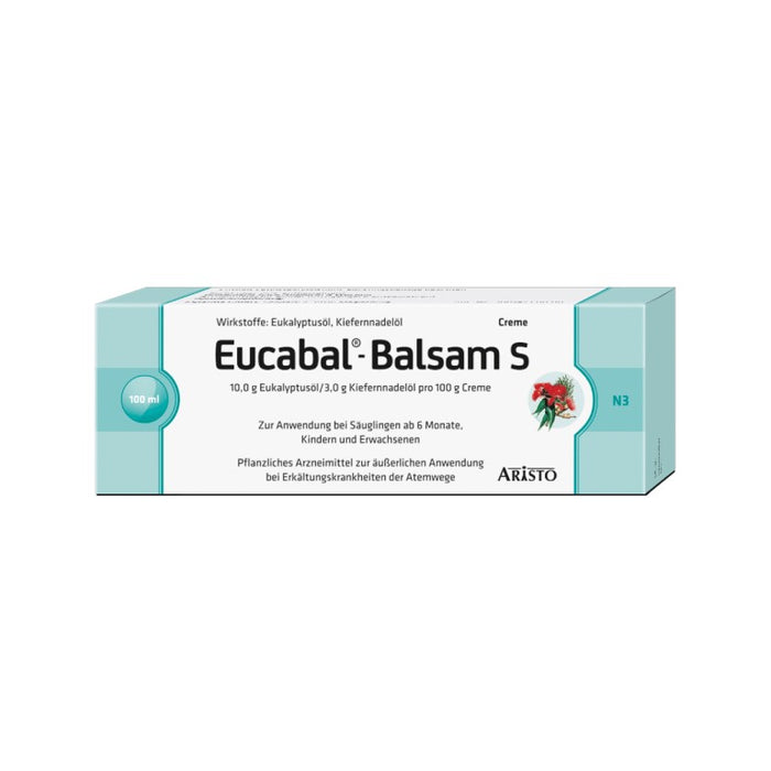 ARISTO Eucabal-Balsam S bei Erkältungskrankheiten der Atemwege, 100 ml Crème