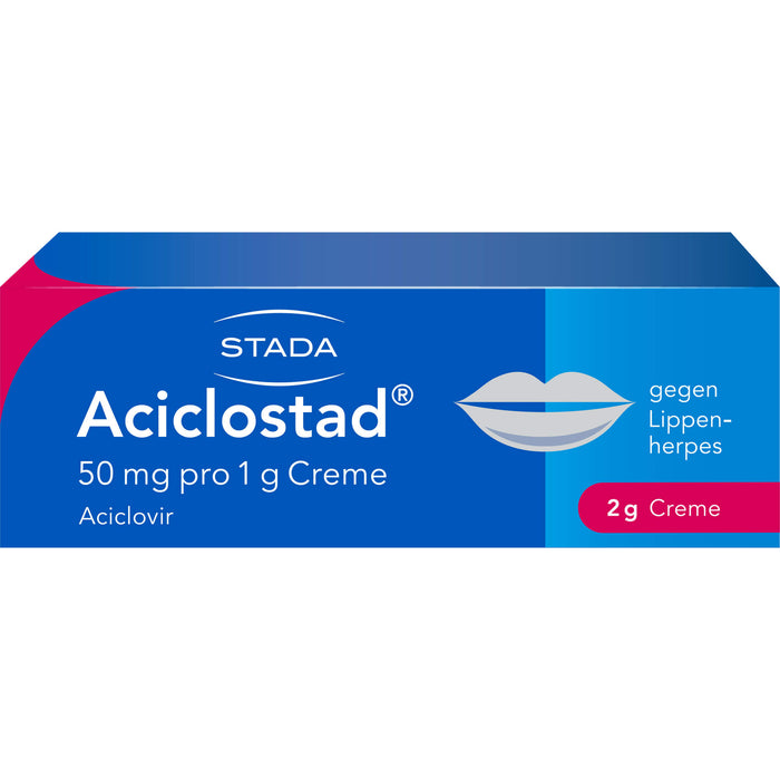 Aciclostad Creme gegen Lippenherpes, 2 g Cream