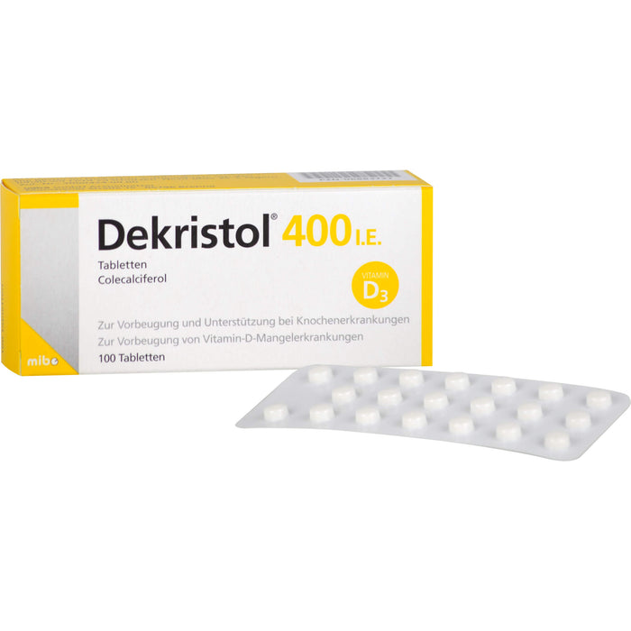 Dekristol 400 I.E. Tabletten, 100 pc Tablettes