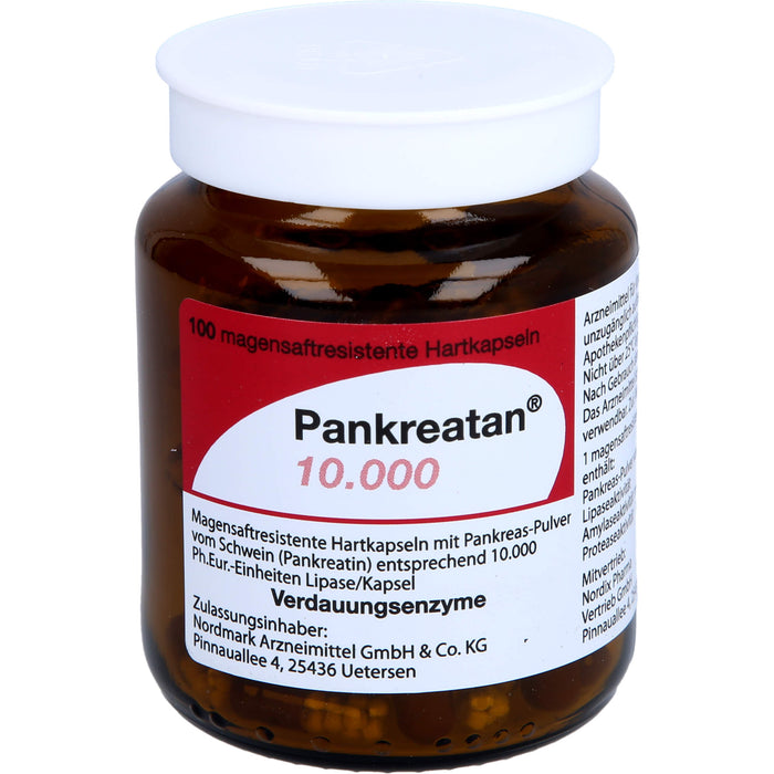 Pankreatan 10.000, Magensaftresistente Hartkapseln, 100 pc Capsules