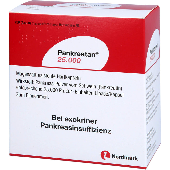 Pankreatan 25.000, Magensaftresistente Hartkapseln, 200 St. Kapseln