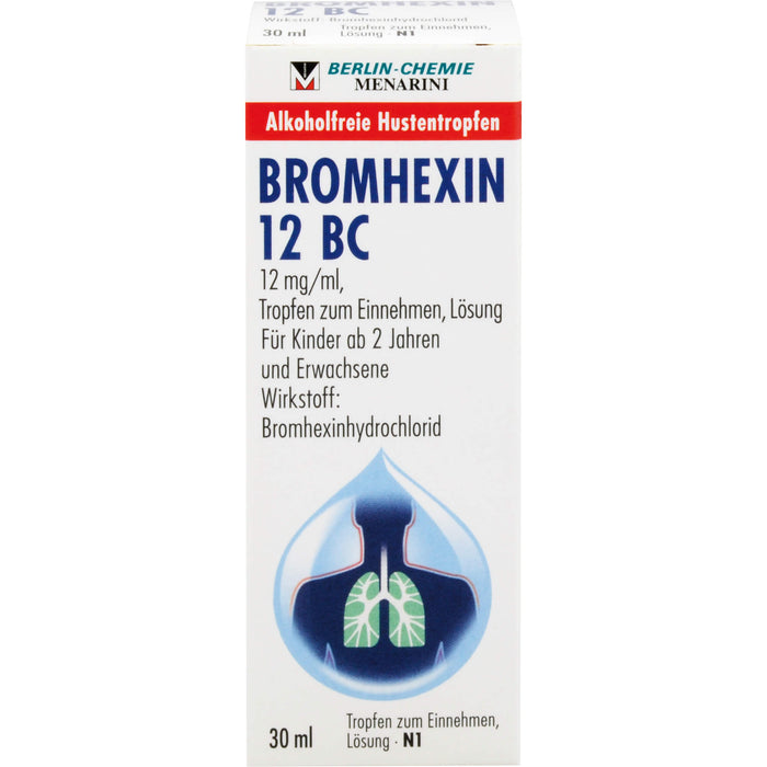 BROMHEXIN 12 BC Hustentropfen, 30 ml Lösung