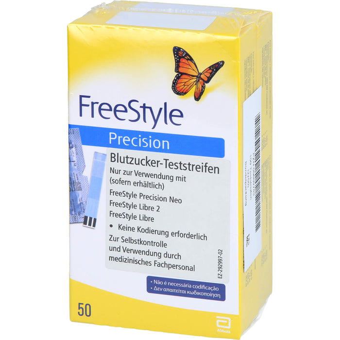 FreeStyle™ Precision Blutzucker-Teststrreifen ohne Codieren, 100 St TTR