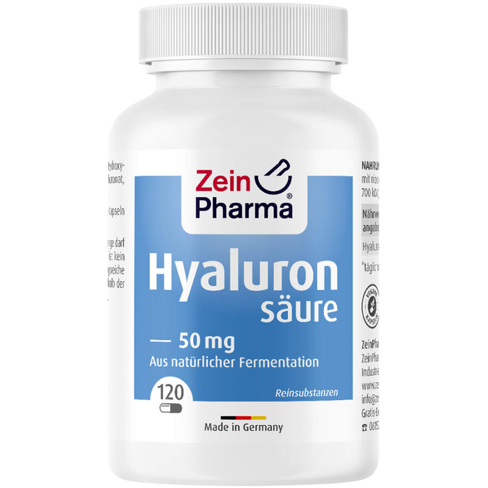 ZeinPharma Hyaluronsäure 50 mg Kapseln, 120 pc Capsules