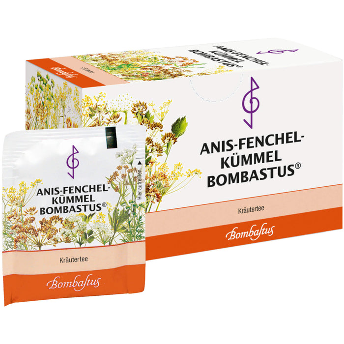 Anis-Fenchel-Kümmel Bombastus Kräutertee, 20 pc Sac filtrant