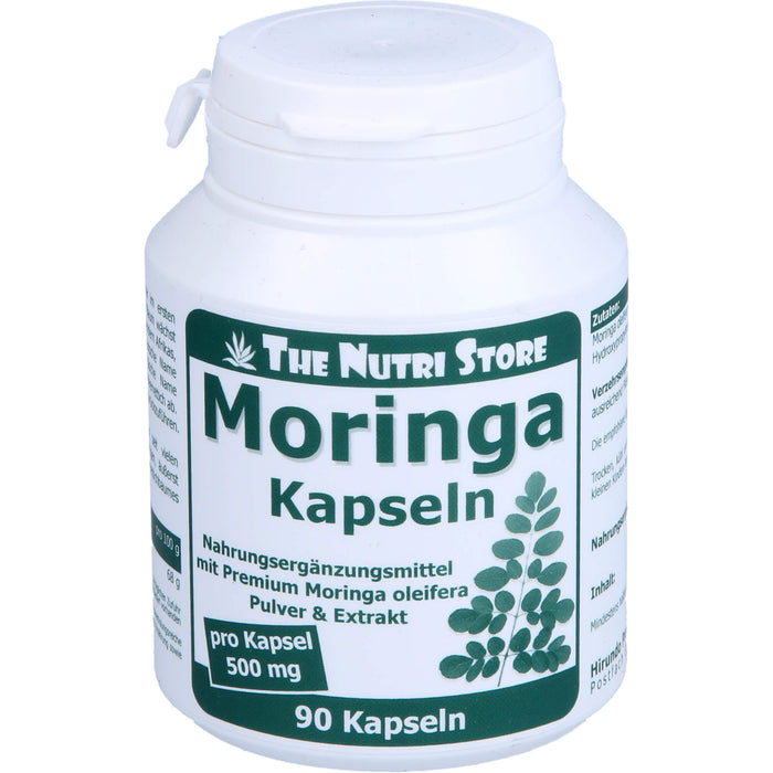 The Nutri Store Moringa Kapseln, 90 pc Capsules