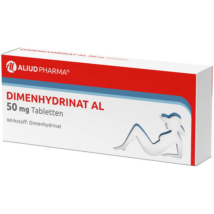 Dimenhydrinat AL 50 mg Tabletten, 20 pc Tablettes