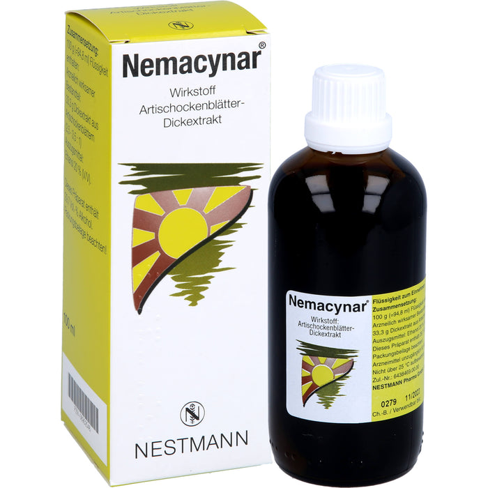 Nestmann Nemacynar Tropfen bei Verdauungsbeschwerden, 100 ml Solution