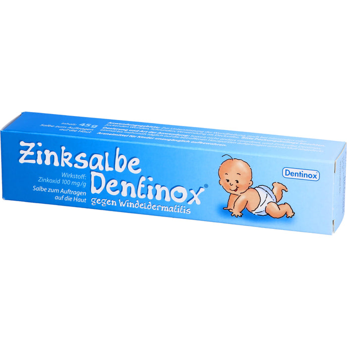 Zinksalbe Dentinox gegen Windeldermatitis, 45 g Ointment