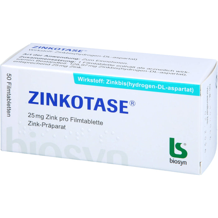 ZINKOTASE Filmtabletten, 50 pcs. Tablets