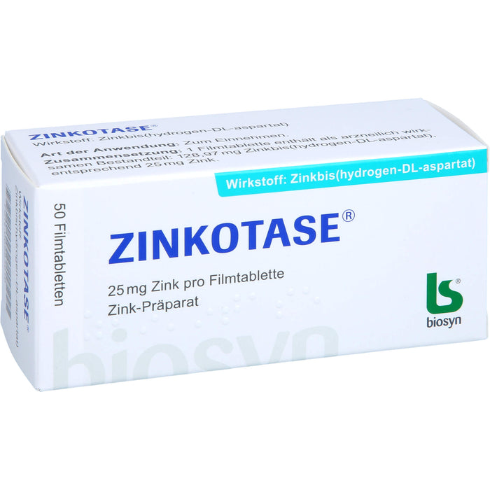 ZINKOTASE Filmtabletten, 50 St. Tabletten