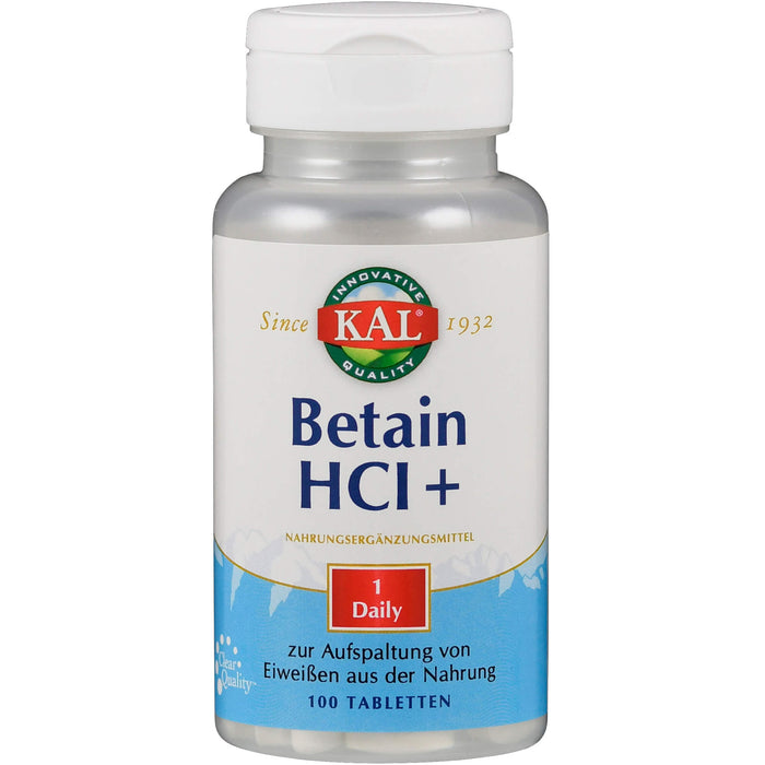 Betain HCl + 250 mg KAL, 100 St TAB