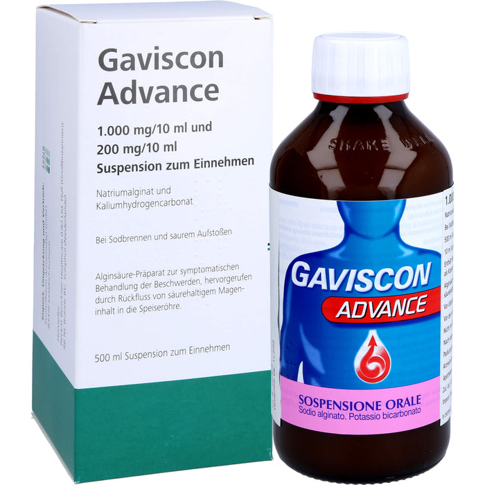 Gaviscon Advance Eurim Suspension, 500 ml Solution