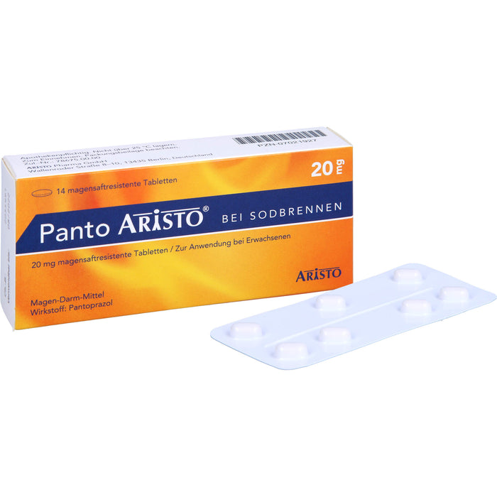 Panto ARISTO bei Sodbrennen Tabletten, 14 pcs. Tablets