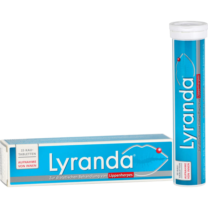 Lyranda Kautabletten bei Lippenherpes, 15 pcs. Tablets