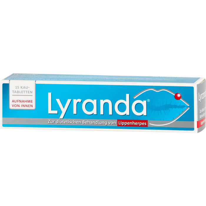 Lyranda Kautabletten bei Lippenherpes, 15 pcs. Tablets
