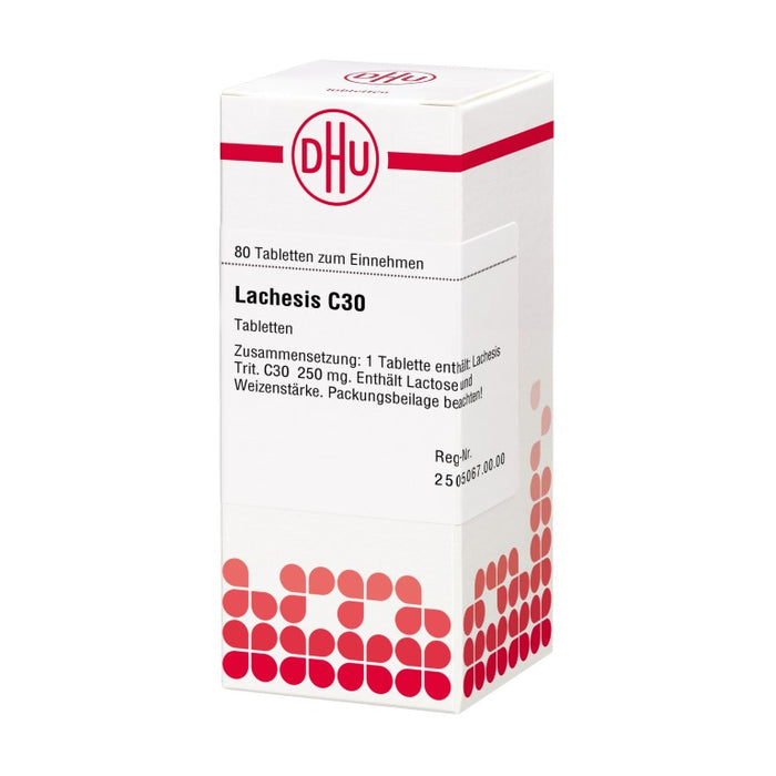 DHU Lachesis C30 Tabletten, 80 pcs. Tablets