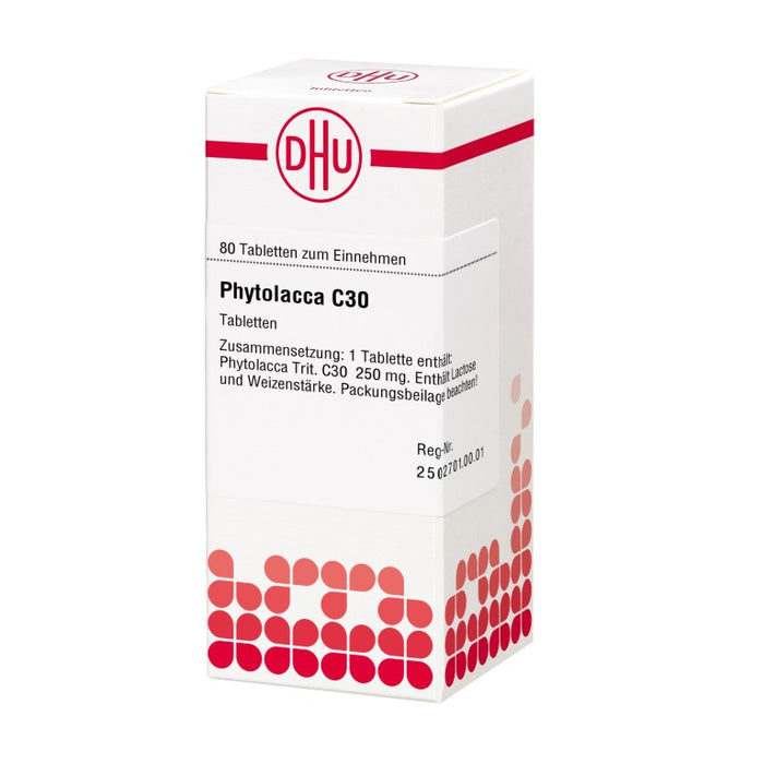 DHU Phytolacca C30 Tabletten, 80 pcs. Tablets