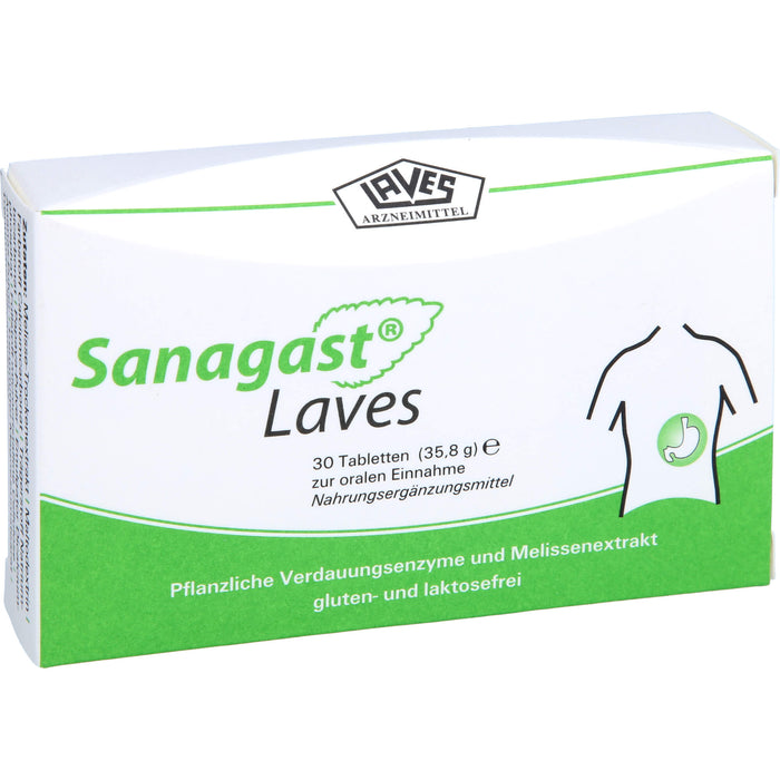 Sanagast Laves Tabletten, 30 pcs. Tablets