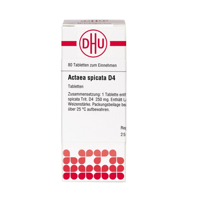 DHU Actaea spicata D4 Tabletten, 80 St. Tabletten