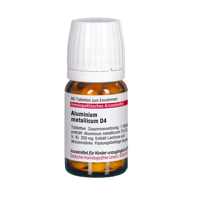 DHU Aluminium metallicum D4 Tabletten, 80 St. Tabletten