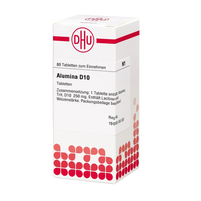 DHU Alumina D10 Tabletten, 80 St. Tabletten