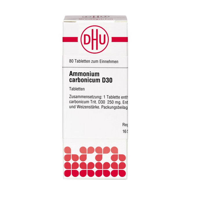 Ammonium carbonicum D30 DHU Tabletten, 80 St. Tabletten