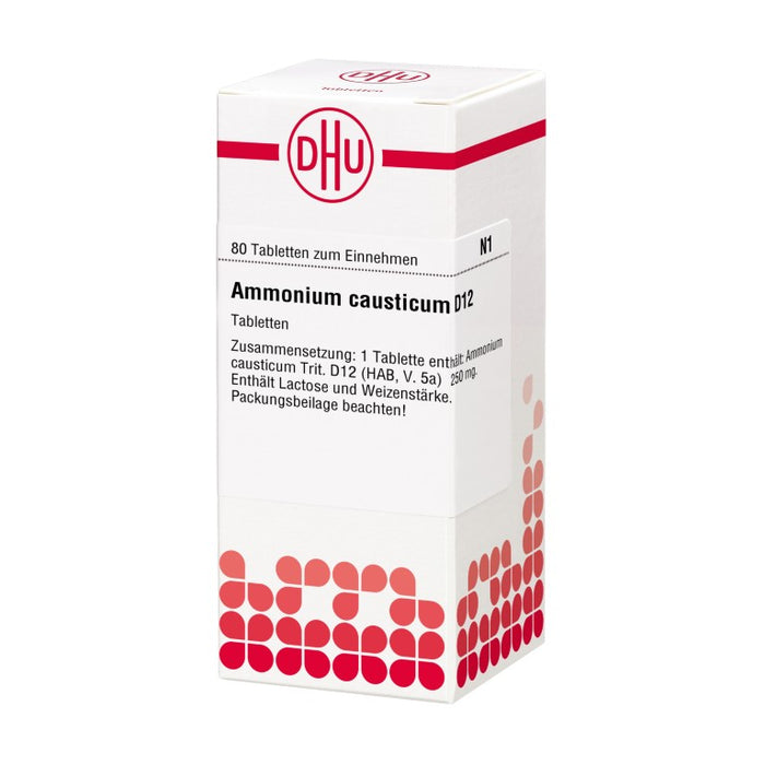 DHU Ammonium causticum D12 Tabletten, 80 pc Tablettes