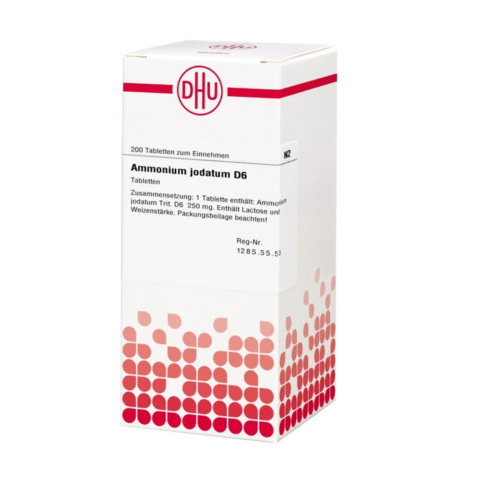 DHU Ammonium jodatum D6 Tabletten, 200 St. Tabletten