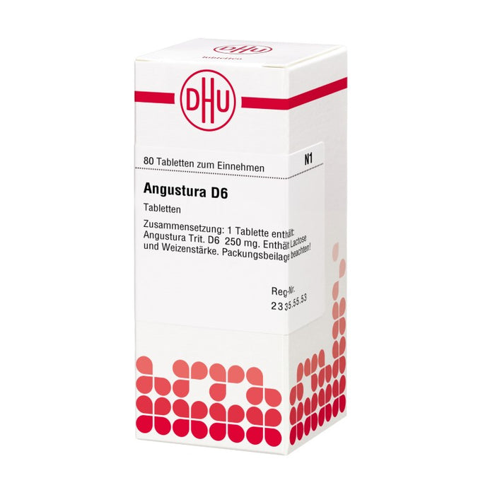 Angustura D6 DHU Tabletten, 80 St. Tabletten