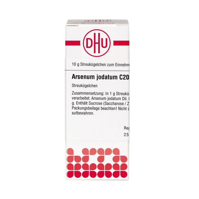 Arsenum jodatum C200 DHU Globuli, 10 g Globuli