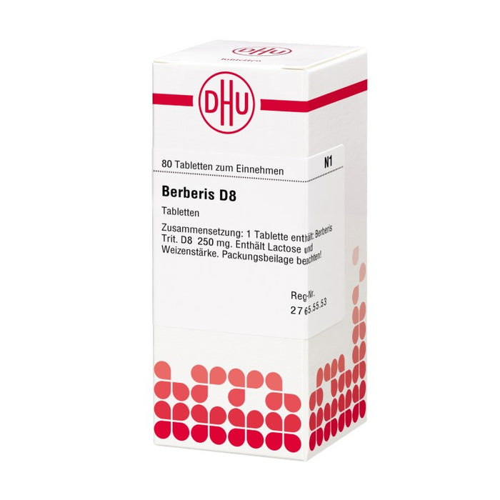 DHU Berberis D8 Tabletten, 80 pcs. Tablets