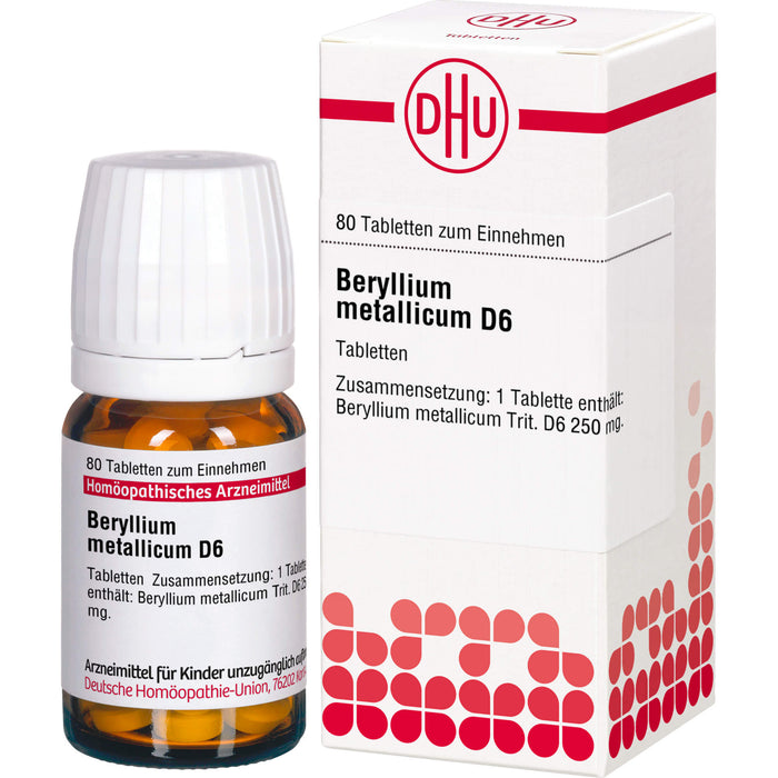 Beryllium metallicum D6 DHU Tabletten, 80 St. Tabletten