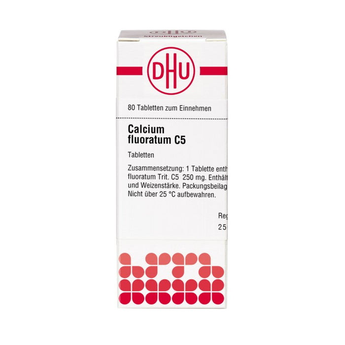 Calcium fluoratum C5 DHU Tabletten, 80 St. Tabletten