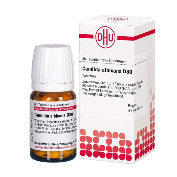 Candida albicans D30 DHU Tabletten, 80 St. Tabletten