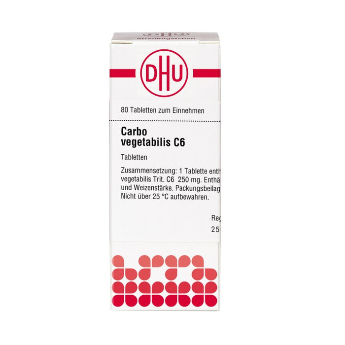 DHU Carbo vegetabilis C6 Tabletten, 80 pcs. Tablets