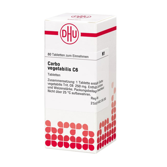 DHU Carbo vegetabilis C6 Tabletten, 80 pcs. Tablets