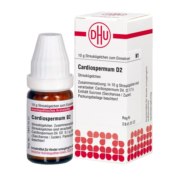 DHU Cardiospermum D2 Streukügelchen, 10 g Globuli