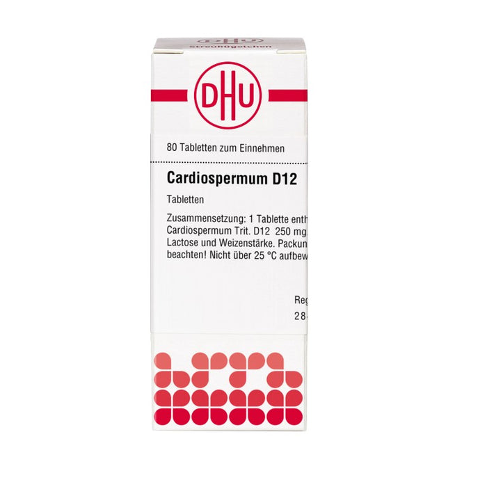 DHU Cardiospermum D12 Tabletten, 80 pc Tablettes