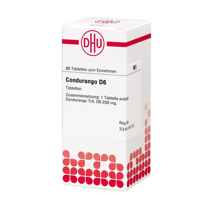 DHU Condurango D6 Tabletten, 80 pc Tablettes