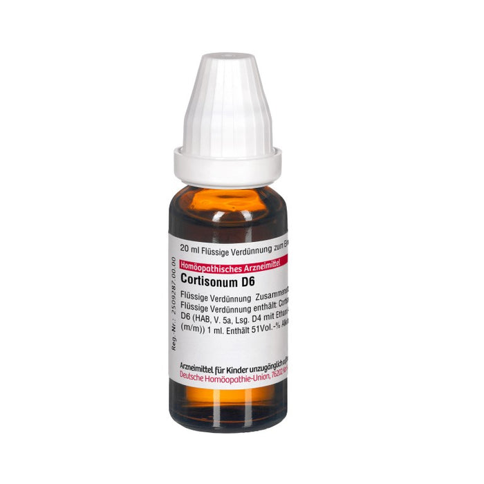 Cortisonum D6 DHU Dilution, 20 ml Lösung