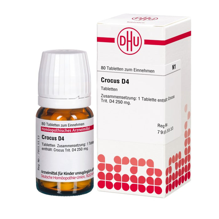 Crocus D4 DHU Tabletten, 80 St. Tabletten