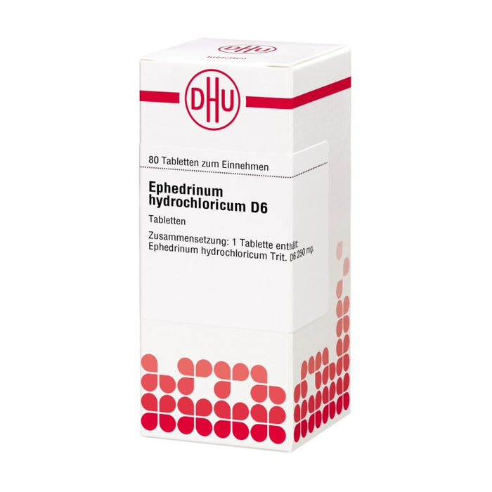 DHU Ephedrinum hydrochloricum D 6 Tabletten, 80 pcs. Tablets