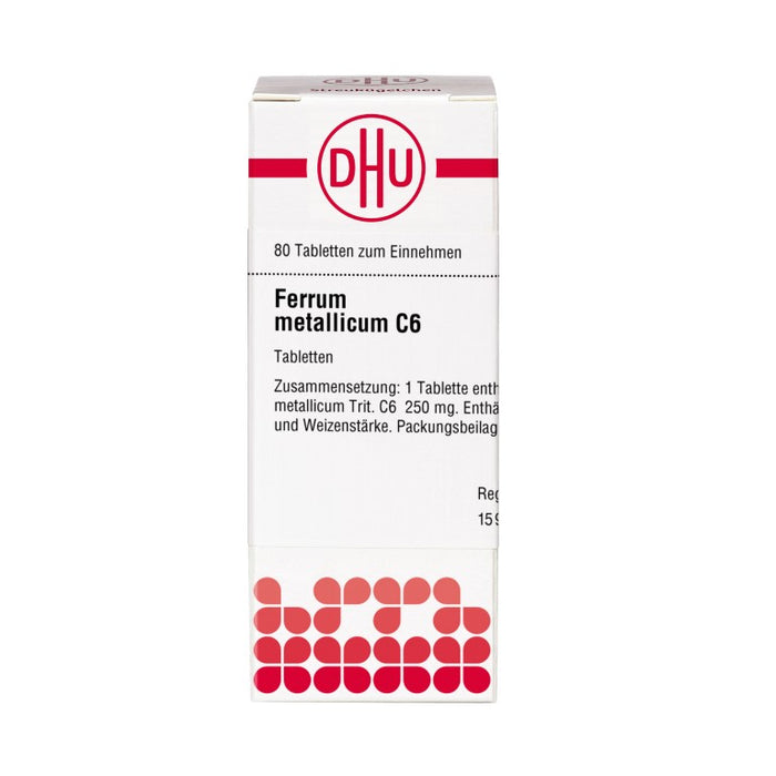 DHU Ferrum metallicum C6 Tabletten, 80 pcs. Tablets